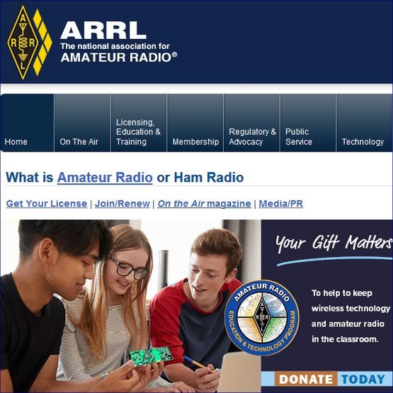 ARRL - Amateur Radio Operators Association